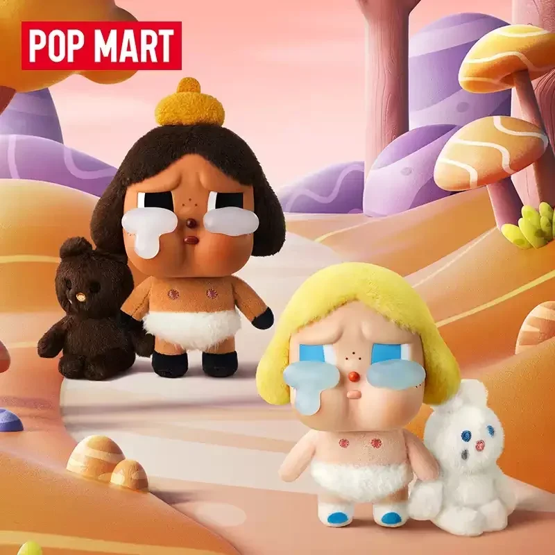 POPMART CRYBABY CRYING AGAIN Series Vinyl Blind Box Toys Kawaii Anime Action Figure Caixa Caja Surprise Mystery Box Dolls Girls