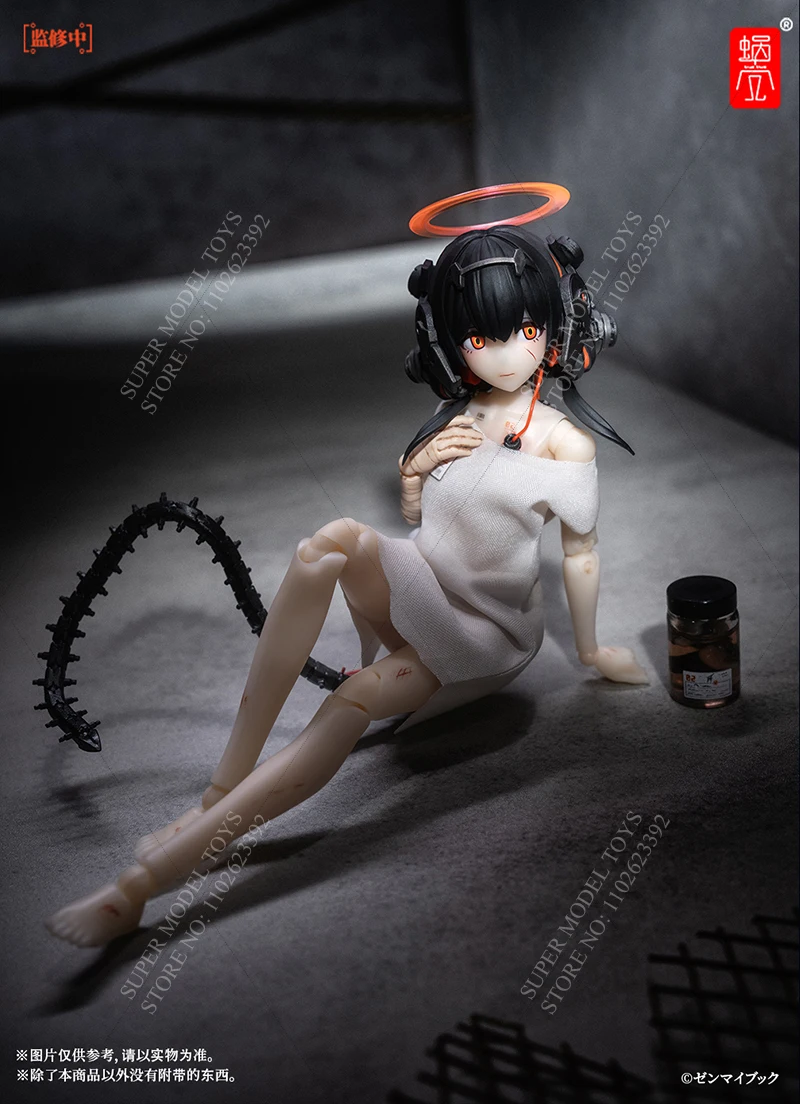 في المخزون مجموعة كاملة من طراز Snail Shell بمقياس جندي نسائي من ثلاث قرود حكيمة مجموعة موديل 6 بوصات