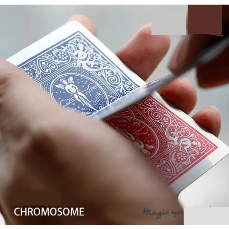 Chromosome (Gimmick+Online Instruct) - Magic Trick Effect of 52 Shades of Red V2 Street Magic Close Up Mentalism,Illusion