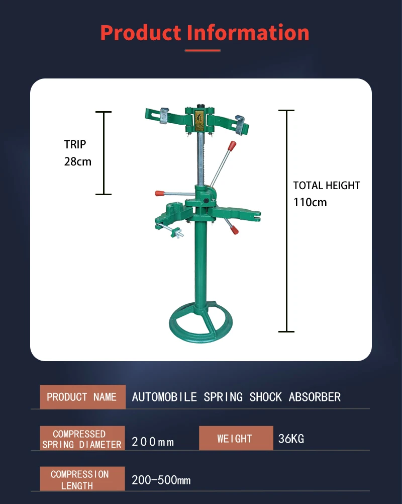 Cheap Heavy Duty Mechanical Strut Coil Spring Compressors Shock Absorber Spring Compressor Disassembly