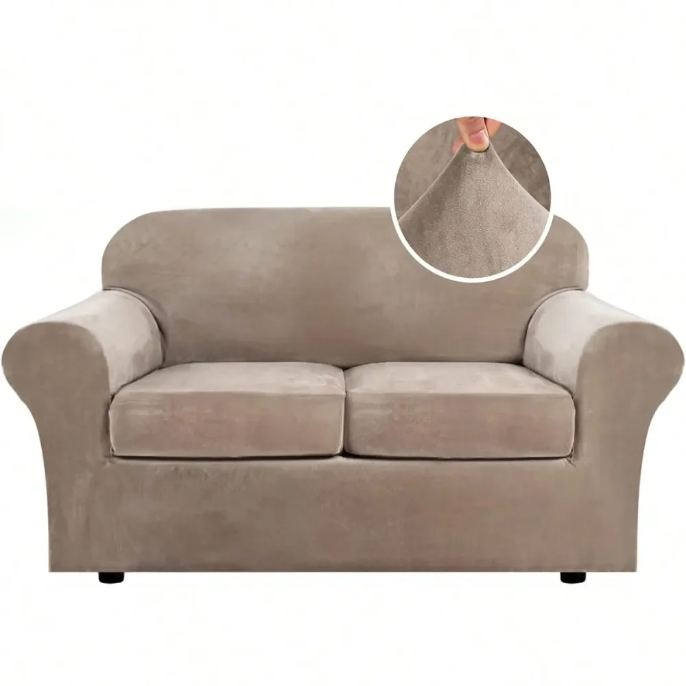 

Эластичный чехол из бархата для стула и дивана, защитный чехол для мебели, мягкий, с эластичным низом, для кресла и дивана