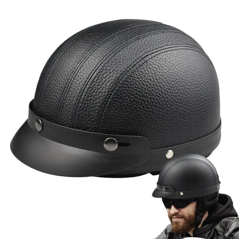 

Motorbike Helmet For Men Women Classic Scooter Half Helmet Urban Baseball Hat Style Bike Bicycle Motorcycle Helmet Riding Safety