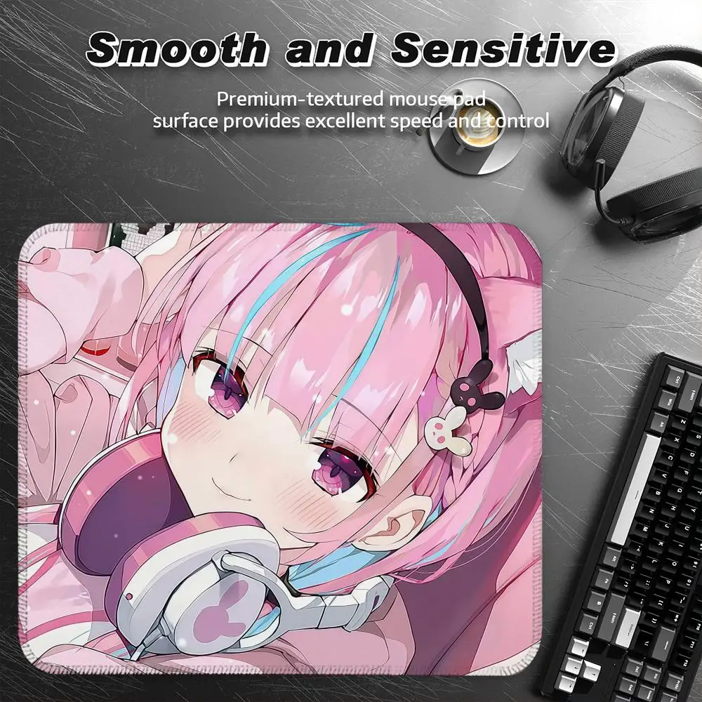 

Kawaii аниме девушка коврик для мыши геймер киберспорт коврик для мыши вычислительный коврик для мыши маленький настольный коврик клавиатура настольного компьютера беспроводная мышь Bo