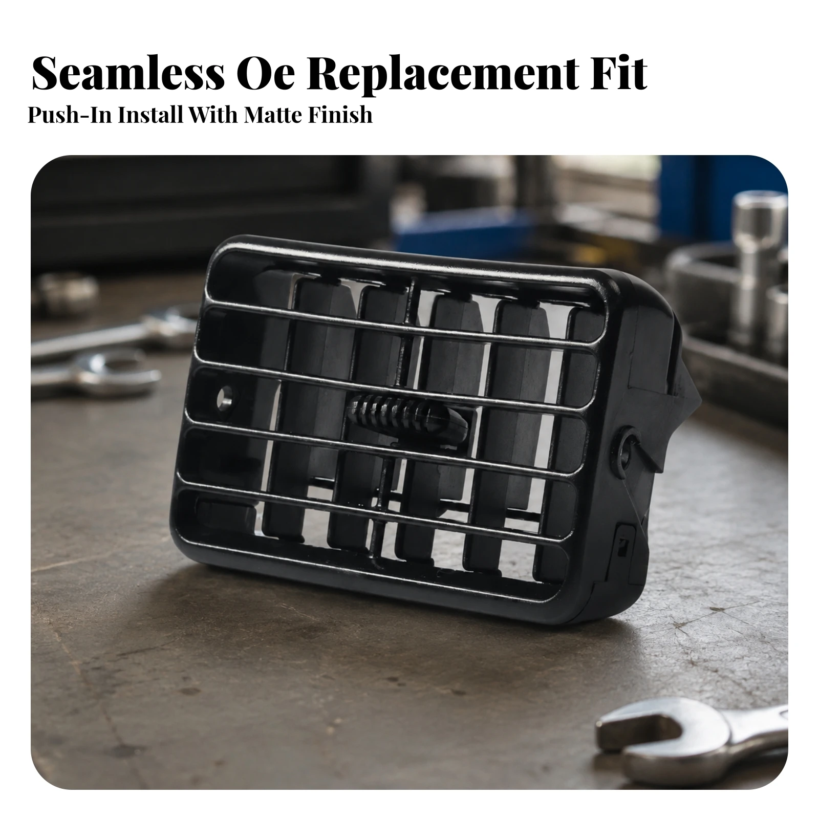 Air Outlet Grille Easy to Install Vent Grille with Adjustable Control Air Conditioning Outlet Long-Lasting for Car Owners