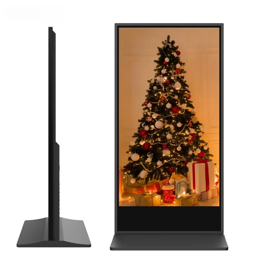 75-Inch touchscreen LCD floor Standing booth Advertising display Digital signage Totem booth Touch monitor