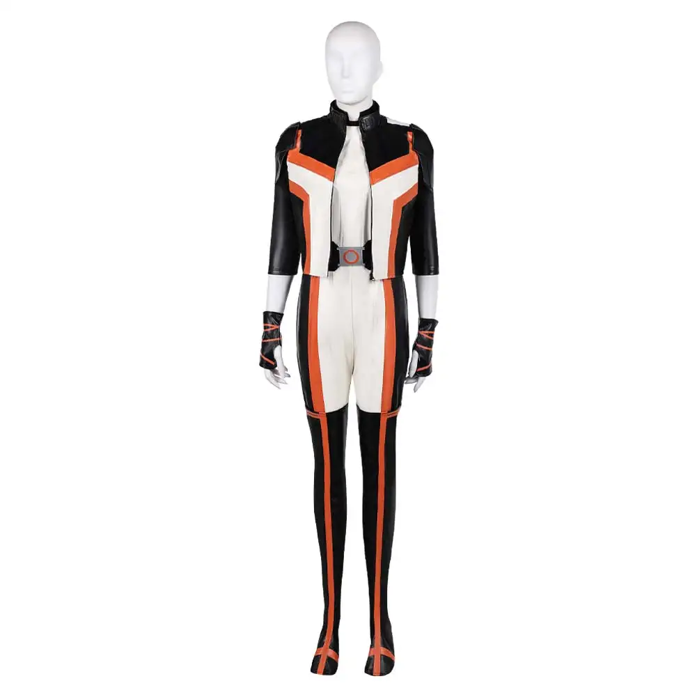 Women Hawkgirl Costume 2025 Jumpsuit Fantasia TV Shiera Cosplay Sanders Coat Gloves Belt Outfits Halloween Carnival Party Suit view 2