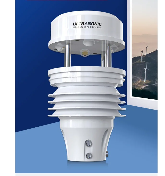 Ultrasonic Wind Speed and Direction Sensor Measuring Instrument Environmental Meteorological Monitoring  Weather Station