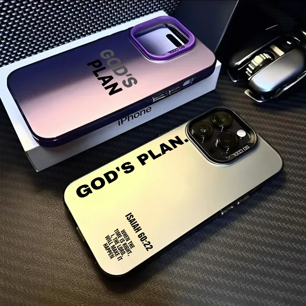 G-god S Song P-PlanS Funda de teléfono para IPhone 16 15 14 13 12 11 Pro Max negro púrpura mate láser metálico Aurora Funda