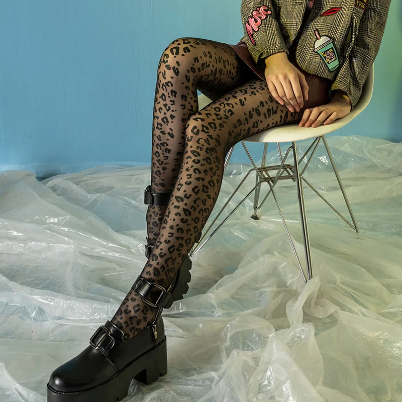 

Personality trendy brand thin through the flesh arbitrary cut brand letter socks do not hook silk pantyhose stockings