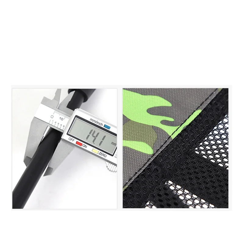 ABVL-كرسي الصيد شبكة الربط كرسي الصيد القابل للطي مسند القدمين التخييم مسند القدمين التخييم التنزه نزهة مقعد #4