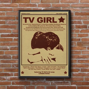 TV Girl Posters Retro Kraft Paper Impressions Lovers Vintage Poster Wall Art Painting Study Home Sala Decoration Image 12 Main Sales Decorative Pictures for Room - №11