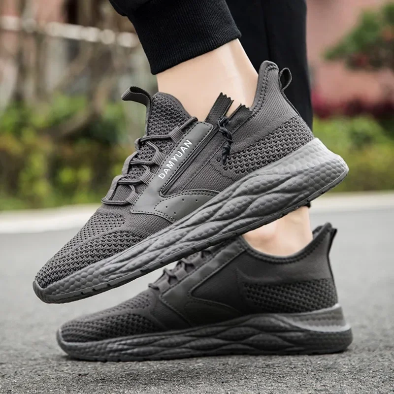 

Мужские повседневные кроссовки, новинка, дышащая спортивная обувь, мужская Весенняя модная Нескользящая износостойкая Уличная обувь для бега