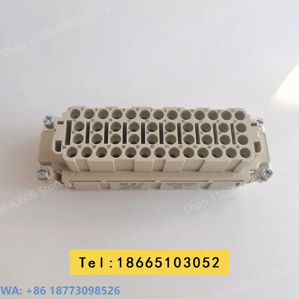 New 09320463101 HARTING Heavy Duty Connector Terminal Han EE Module 46 Pin Female