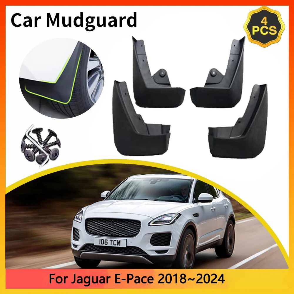 

For Jaguar E-Pace 2018~2024 X540 E Pace EPace 2019 2020 2021 2022 Car Mudguards Mudflap Mudguard Splash Guards Mud Flaps Fender