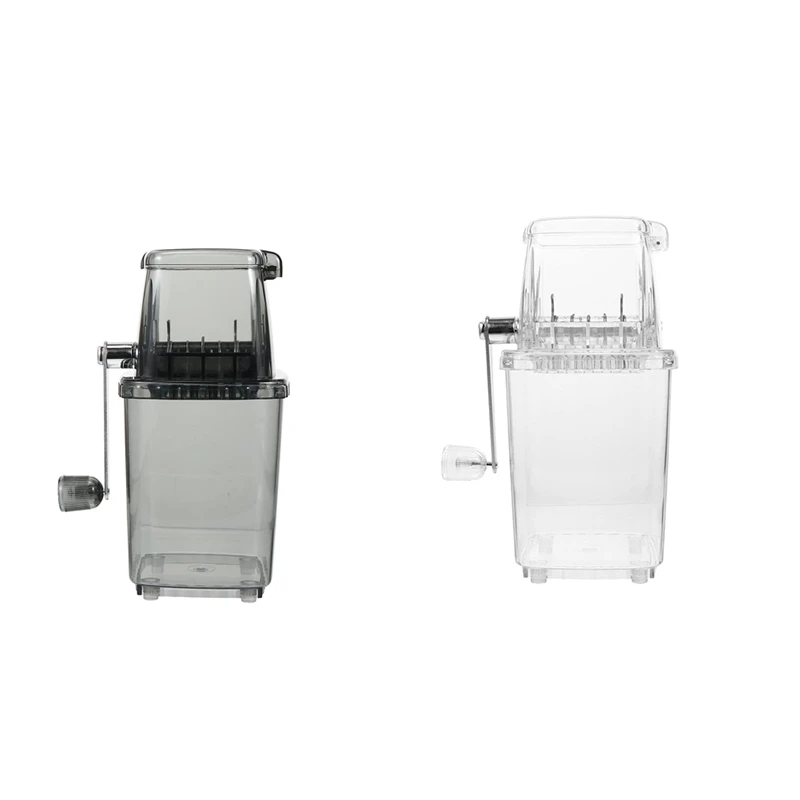 

2L Ice Crusher Shaver Portable Hand Crank Ice Machine For Home Ice Ice Chip Ice Manual