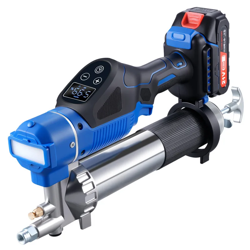 

Brushless Electric Grease Gun Lithium Battery Fully Automatic High Voltage 24V Rechargeable Portable