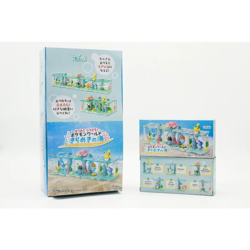 

Pokemon Blind Box Toys Underwater World Series Aniem Figure Pikachu Squirtle Dewgong Slowpoke Doll Model Kids Gifts