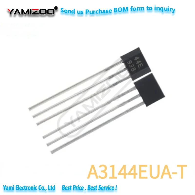 200 Stück A3144E TO92 A3144EUA-T TO-92UA AH3144E Hall-Effekt-Sensor neuer und originaler IC – Detail 1