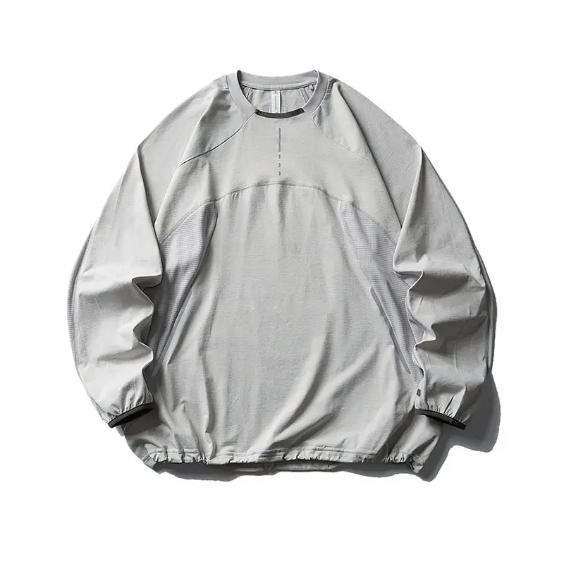 Japan Style Functional Speed Dry Breathable Long Sleeved T-shirt for Men and Women Autumn Outdoor Sports Loose Fit Casual Top