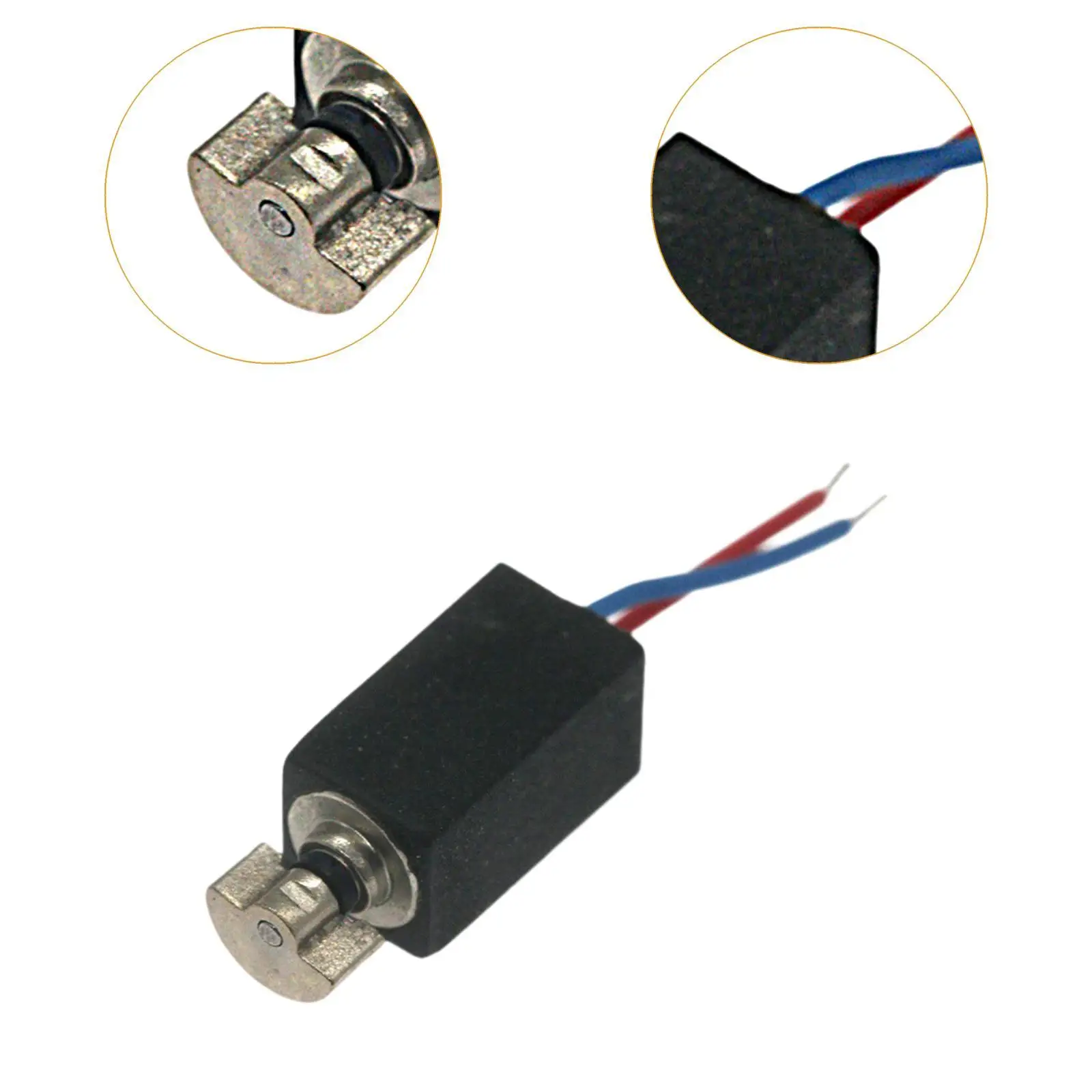5 Stück 0408 Mikro-Vibrationsmotor, Mehrzweck-90 mA, 0,31 x 0,16 x 0,08 Zoll, Mini-Hohlbecher-Kernlosmotor für kleine Elektronikspielzeuge
