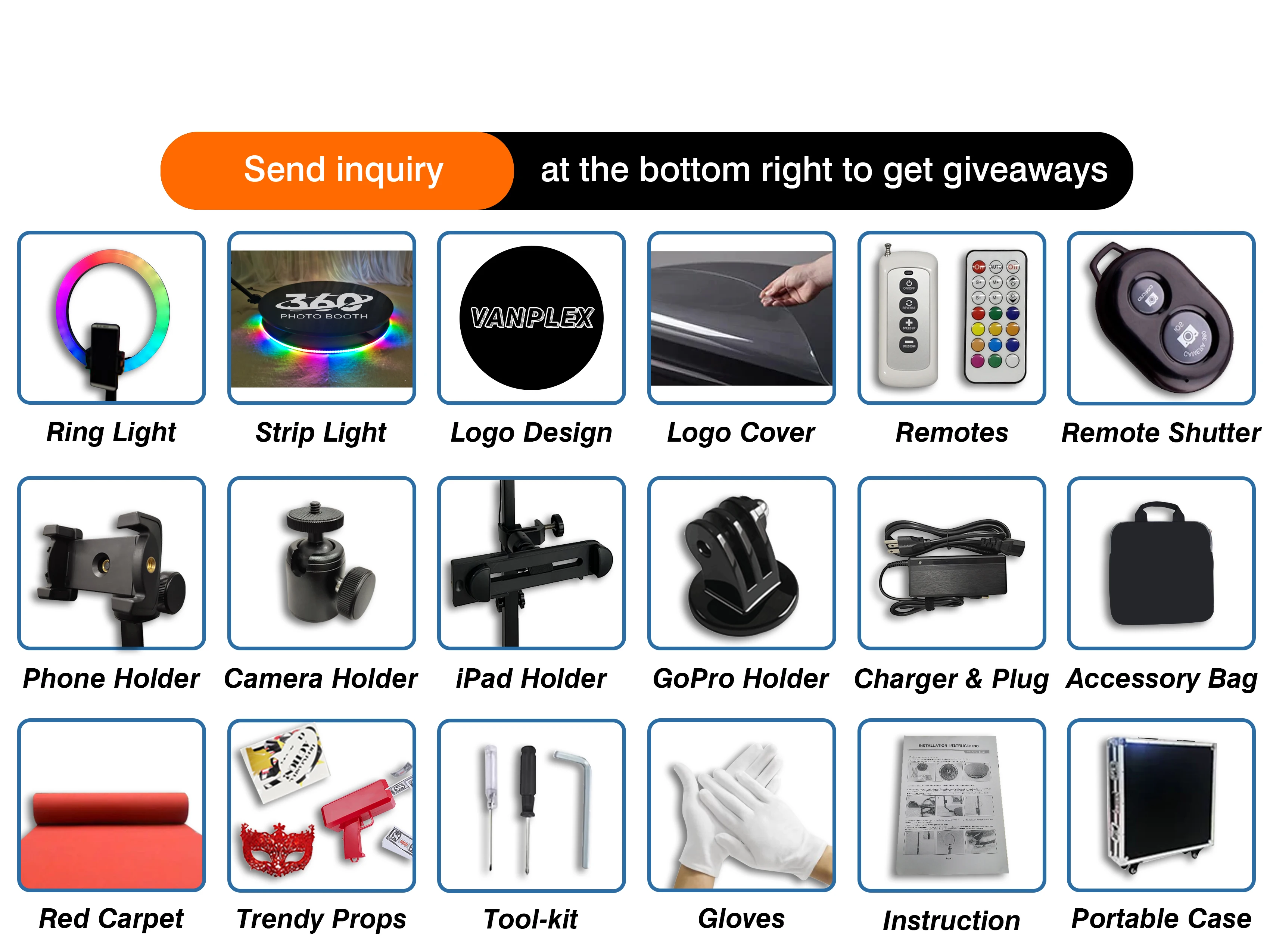 ZJW high-quality hot selling customized products 360 Photo Booth Video Photo Booth Wedding Photo Booth