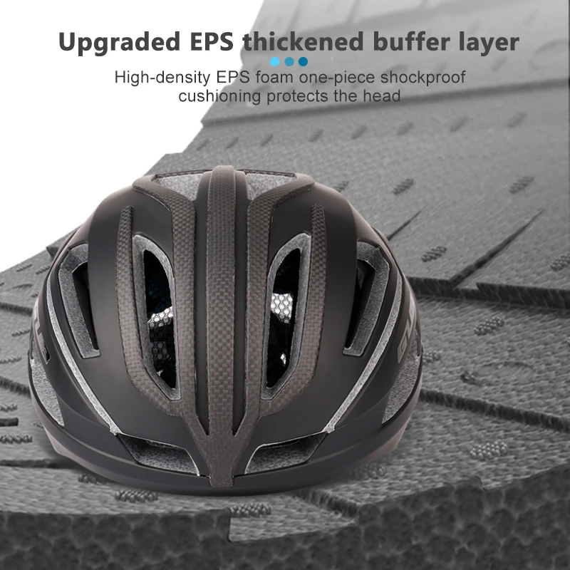 GUB Carbon Fiber Bike Helmet Ultra Light 58-61cm Cycling Satety Cap Capacete Ciclismo for Outdoor Mountain Road Bicycle Riding