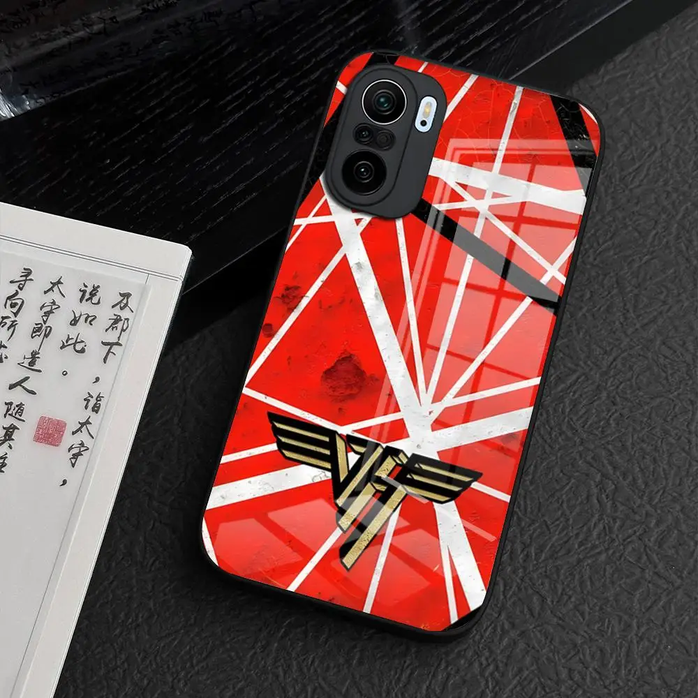 Eddie Van Halen Graphic Guitar Phone Case For Xiaomi 14 Lite 12 Pro 11t 13 Lite POCO M6 M5 X6 X5 X3 NFC F5 F6 Pro Glass Cover