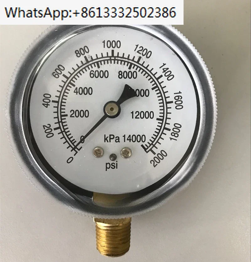 

0~2000PSI high pressure 2.5 inch barometer water pressure gauge