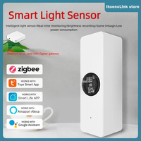 Tuya ZigBee Light Sensor Smart Home Illumination Sensor APP Linkage Control Brightness Detector Illumination Automation