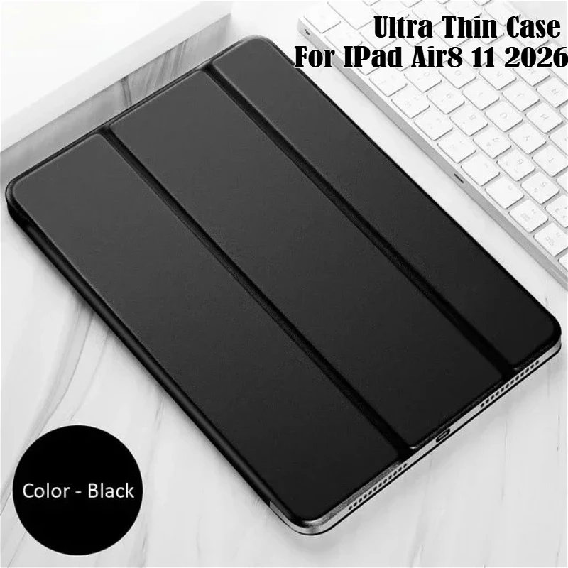 

2026 Strong Magnetic Smart Folio Case for IPad Air 8 M4 M2 M3 12th Pro 11 13 M5 12.9 " 10th Air 4 5 Mini 7 6 PU Ultra Thin Cover
