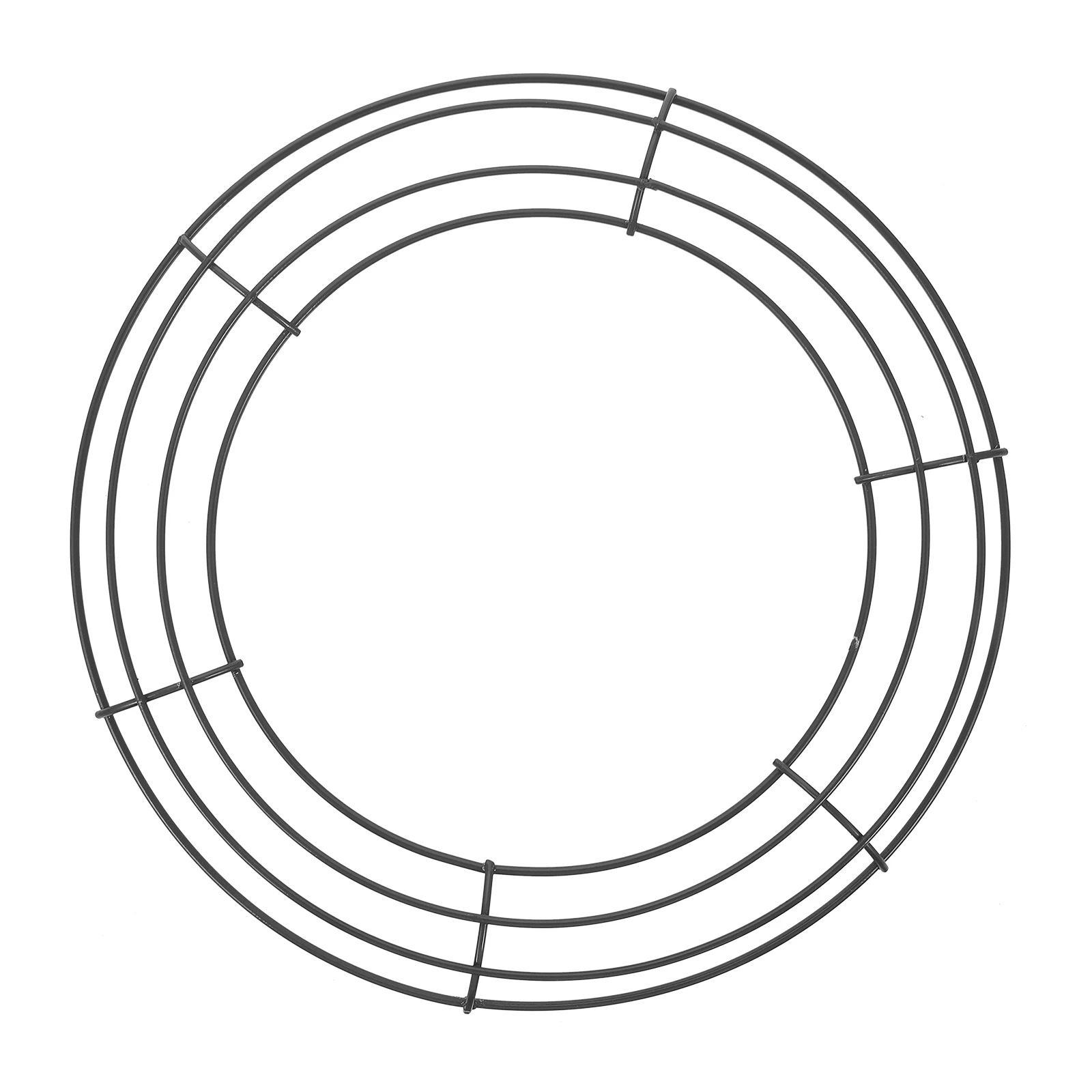 

3Pcs Round DIY Wreath Ring Frame Heavy Duty Metal Iron Wire for Christmas Wreath Making Supplies Holiday Decor