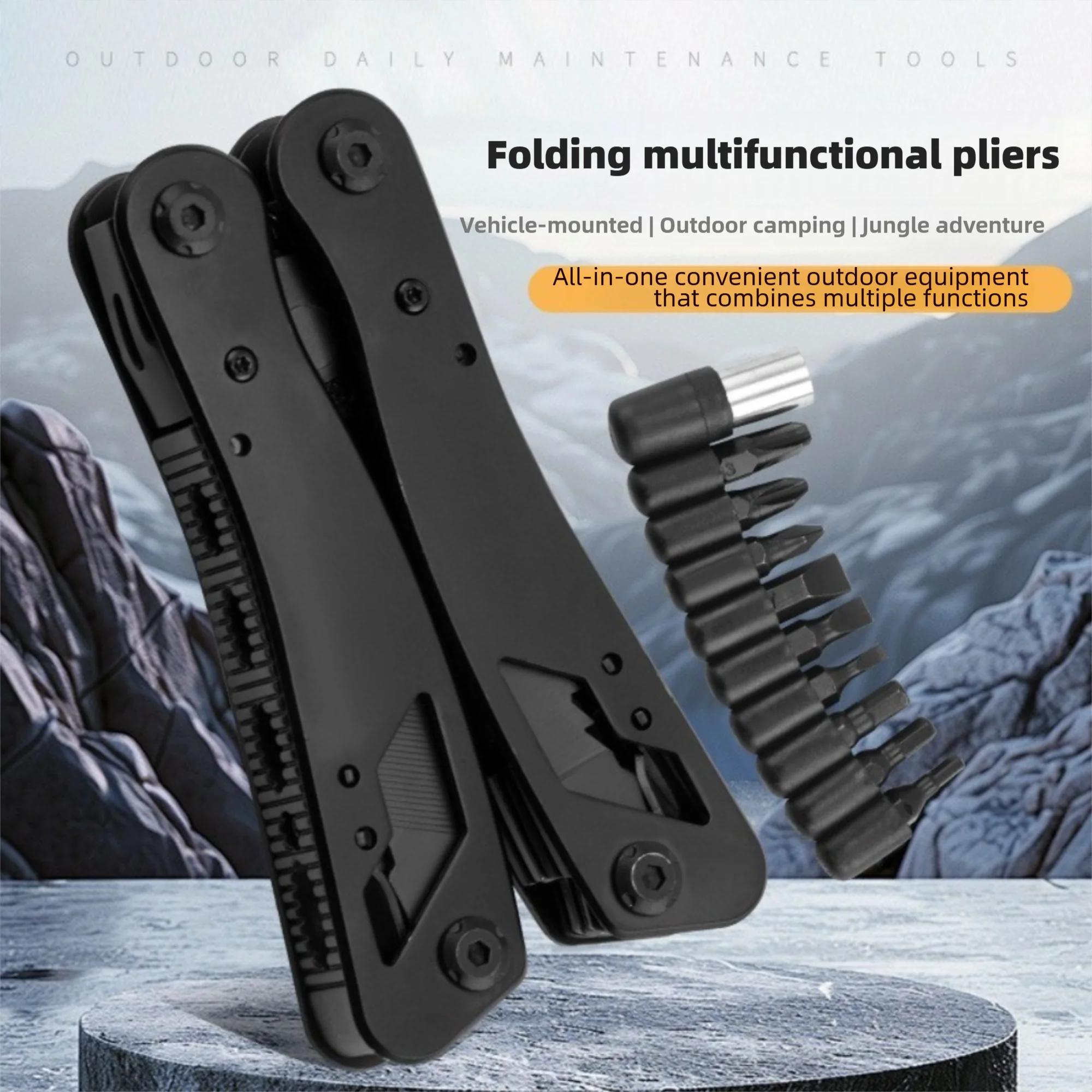 

20-in-1 Multitools Pliers Bottle Opener Stainless Steel Combination Pliers Multifunctional Professional Tool Kit for Men Dad