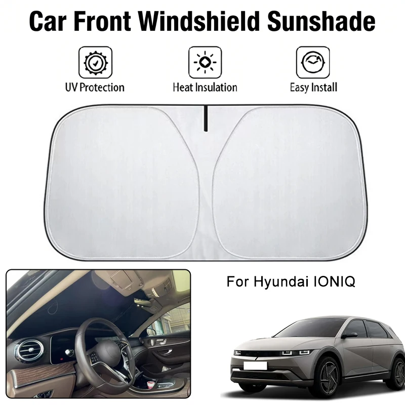 

Car Front Windshield Sunshade Cover For Hyundai IONIQ UV Block Heat Insulation Auto Interior Sun Protection Accessories