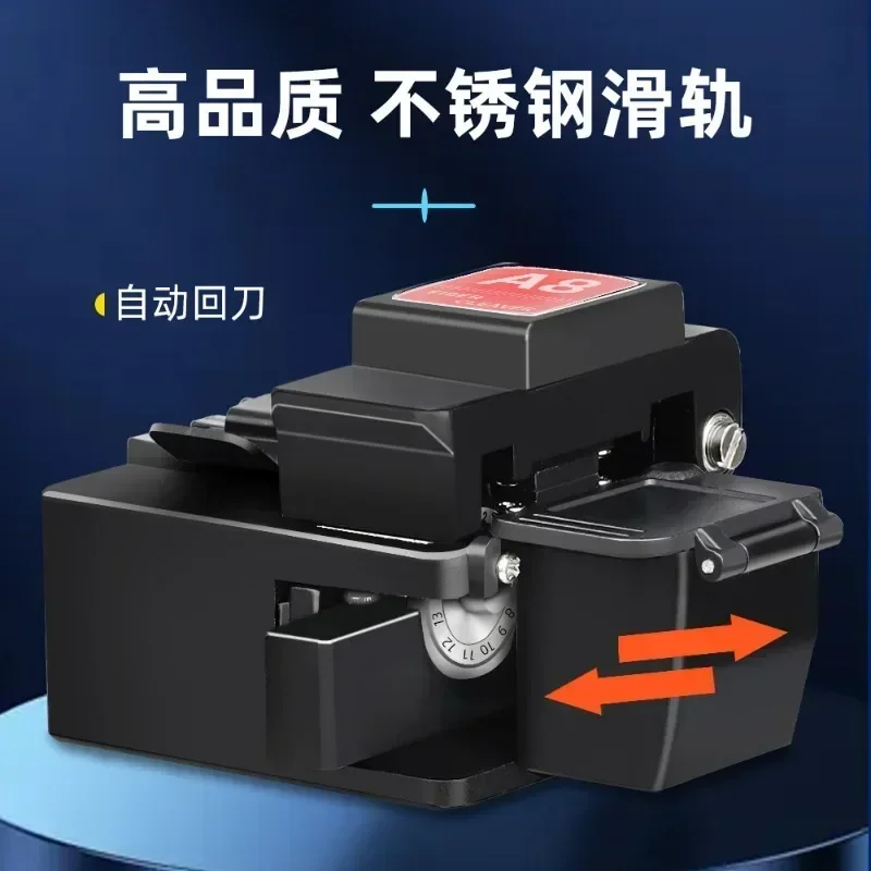 High precision fiber optic cutting knife Sai fiber A8 cold joint hot melt universal jumper leather wire optical cable cutter