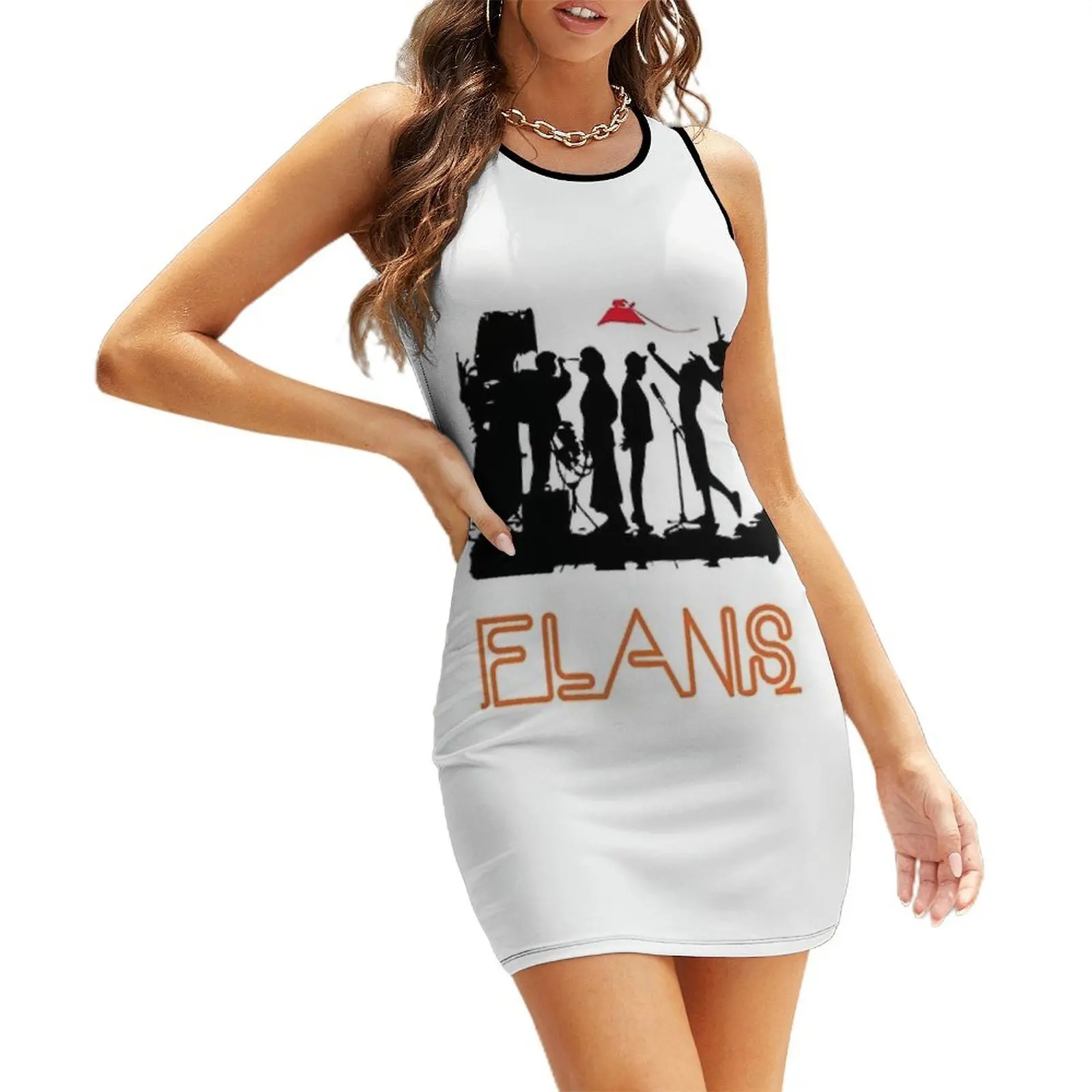 

Flans Sleeveless Sundress clothes for woman elegant women's sets women's evening dresses dress for women