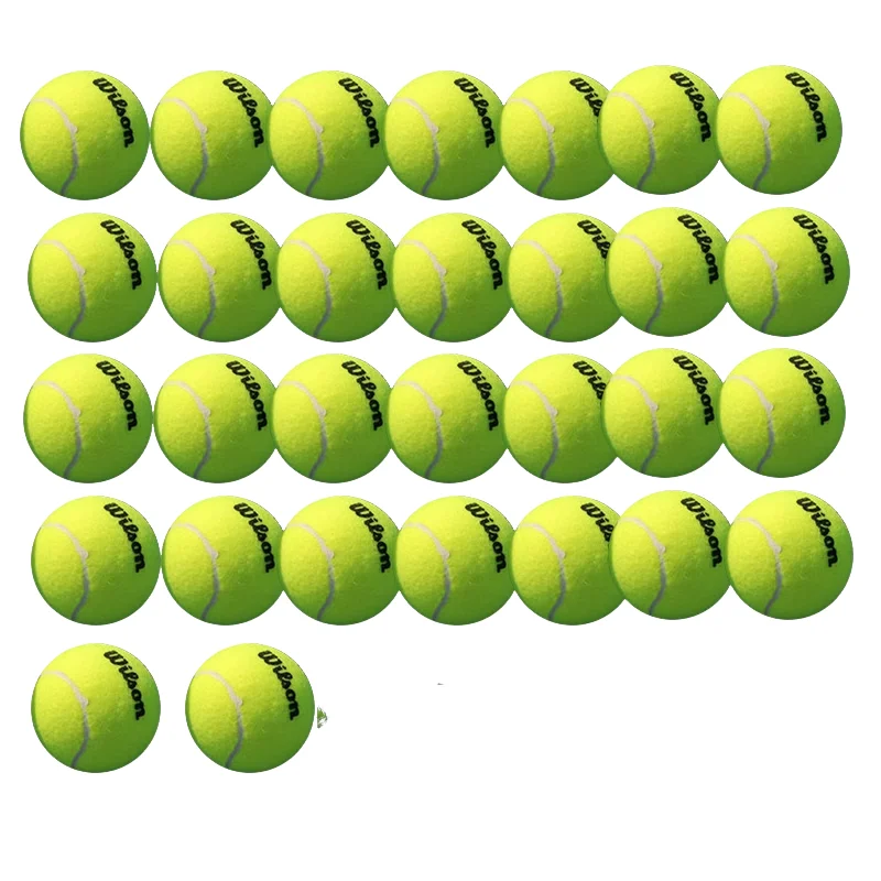 30/20/10 PCS Wilson Original Tennis Balls  Unpressurized Ball for Kids/Adults Training balls Tennis Accessories