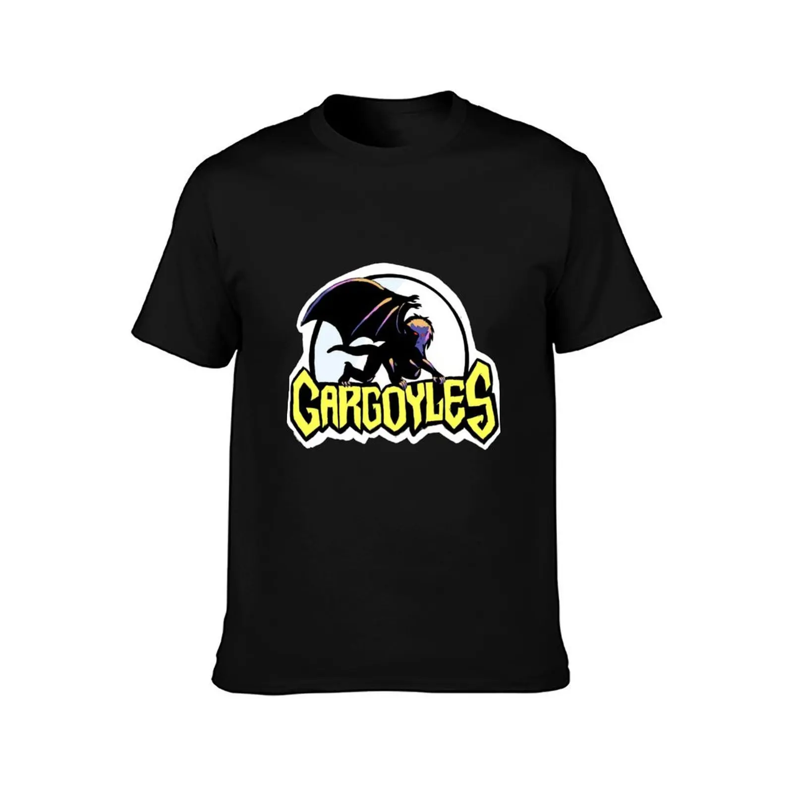 Demona Gargoyles Logo T-Shirt, Summer Casual Cotton Tee, Oversized Streetwear Tops, Vintage Graphic Print, Unisex Men Women