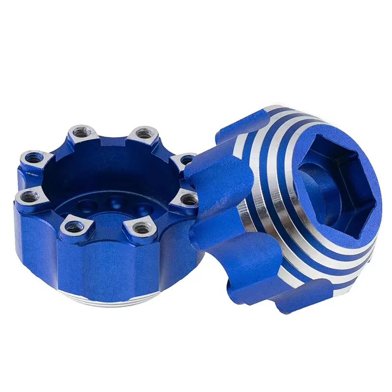 

A49K-4Pcs Alloy Wheel Adapter 3.8 Inch Wheel Adapter For PL Proline 3.8 Inch 8X32 To 17Mm Wheel Parts Accessories Blue