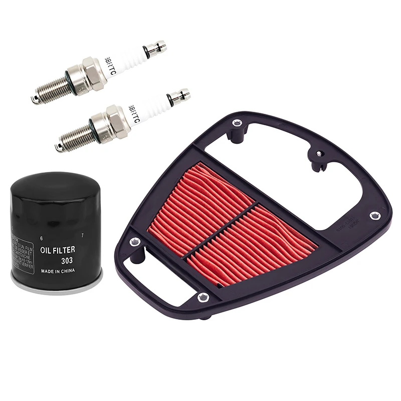 Motorcycle Air Filter & Oil Filter & Spark Plug For Kawasaki VN900 VN 900 Vulcan Classic LT Custom 2006-2023 SE Special Edition image 2