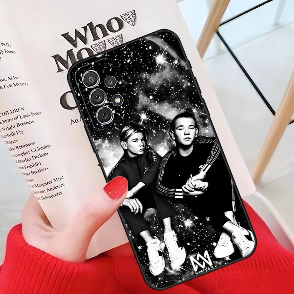 MINISO-Marcus And Martinus Music Phone Case For Samsung Galaxy A50 A53 A55 A54 A34 A33 A32 A24 FE S25 S24 Cover