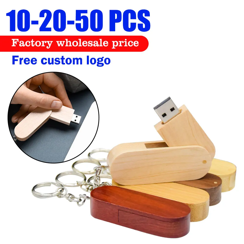 

10/20/50 шт. деревянный USB-накопитель 2.0 Pen Drive 4 ГБ8 ГБ16 ГБ32 ГБ64 ГБ брелок-накопитель с индивидуальным логотипом для фотографии