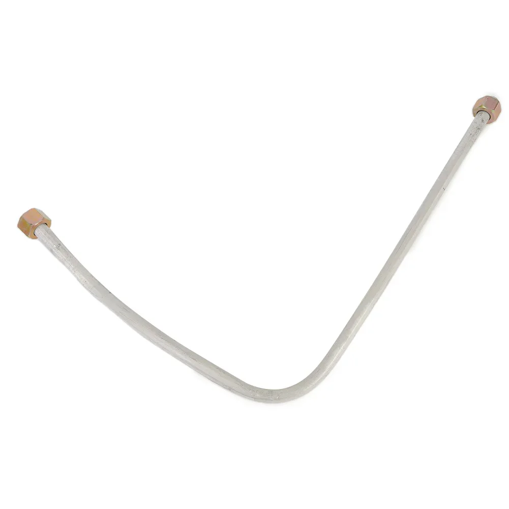 Air Compressor Exhaust Tube 540mm Length Aluminum Construction With Brass Hex Nut And G3/8 Female Thread For System Repairs