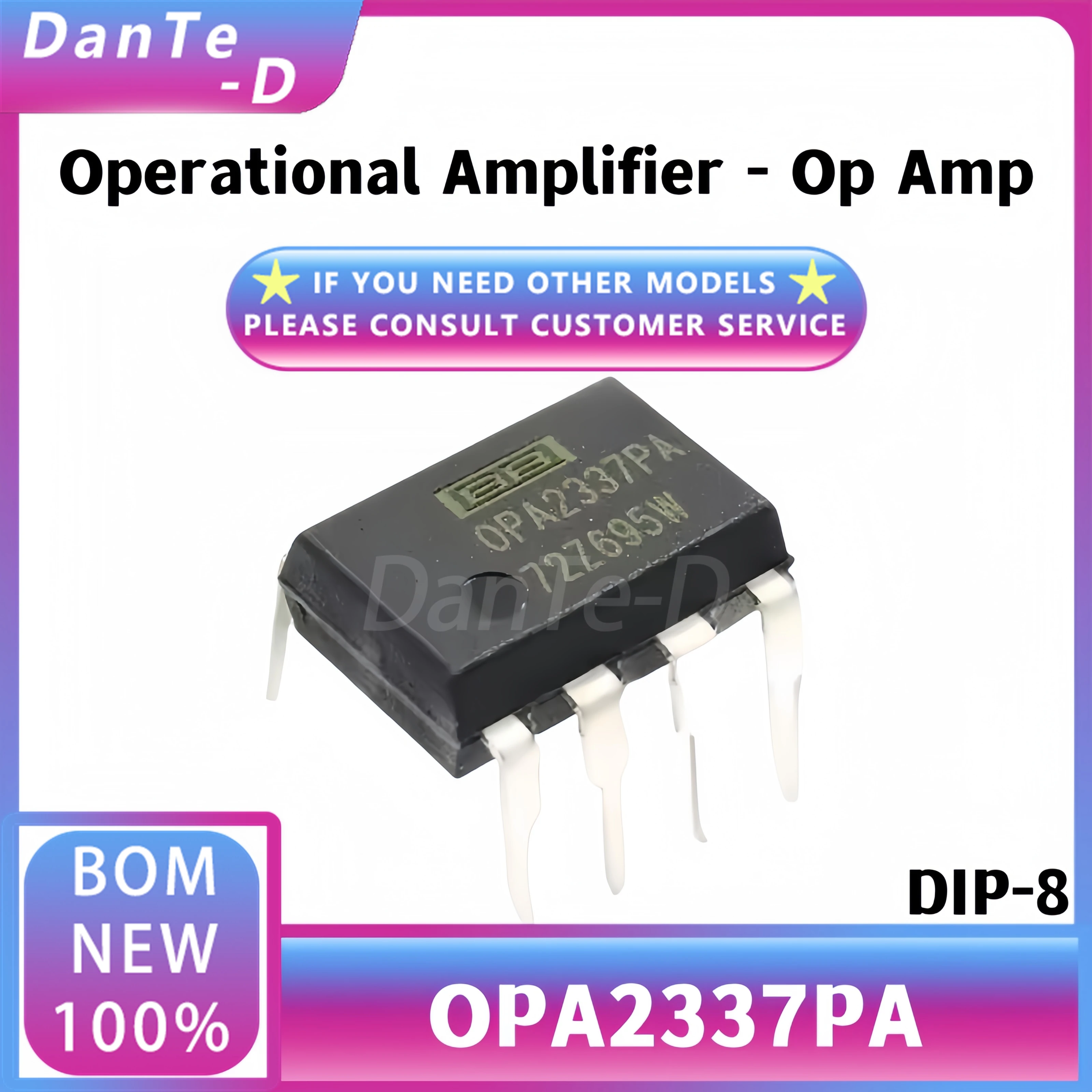 OPA2337PA package DIP-8 OPA2337 operational amplifier IC brand new original authentic