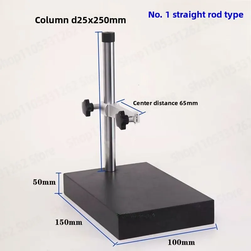 Comparator Stand Marble Platform Bracket, Height Gauge Base Parts, Aluminum Clamp