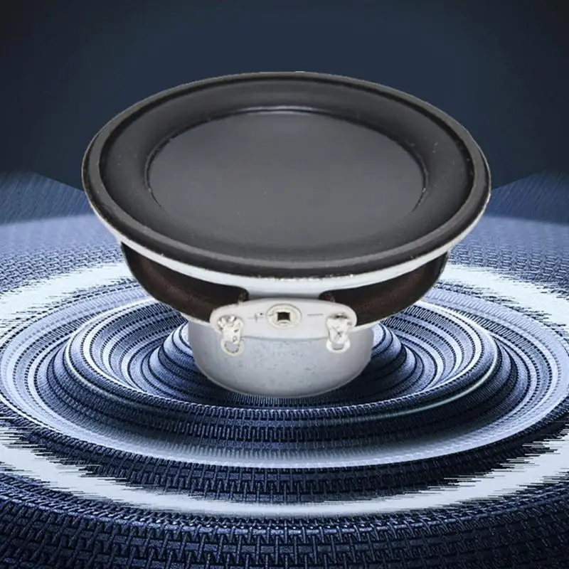 R53C Premium 50mm 4Ω 5W Round Speaker with Rubber Surround Loudspeaker for Optimals Sound Claritys For All Purpose Music