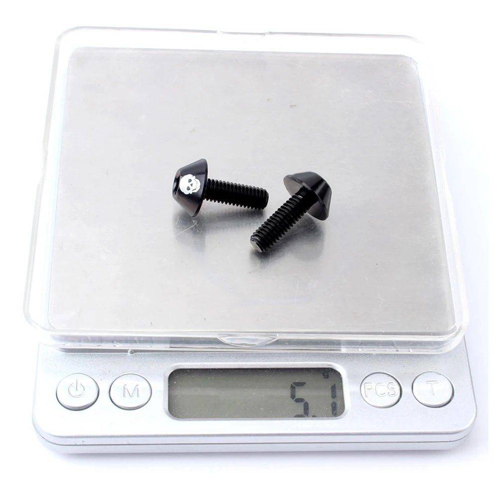 

4Pcs Screw Aluminum Alloy High Strength Lightweight Cycling Brake Bolt Mountain Road Bike Replacement Adjustable