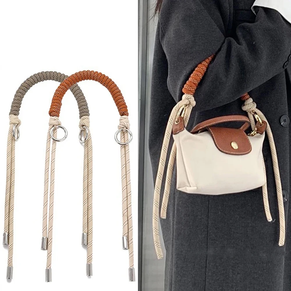 

new 1Pc Bag Strap For DIY Handmade Woven Rope Tote Bag Strap Mini Bags Woven Strap Bag Transformation Bags Accessories