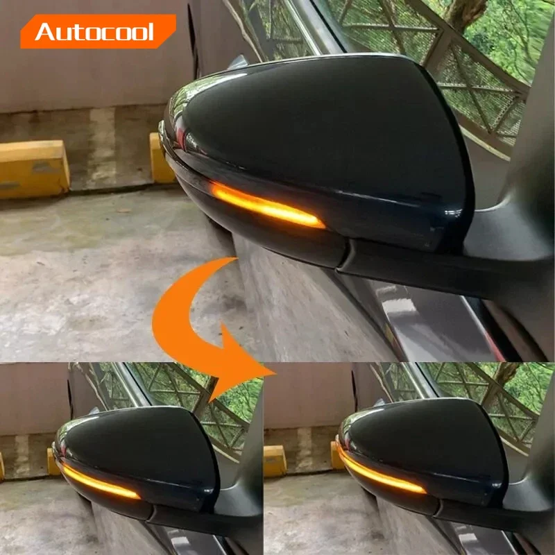 

For Volkswagen VW GOLF 6 VI MK6 GTI R line R20 Touran Dynamic Blinker LED Turn Signal Light Side Mirror Indicator Sequential