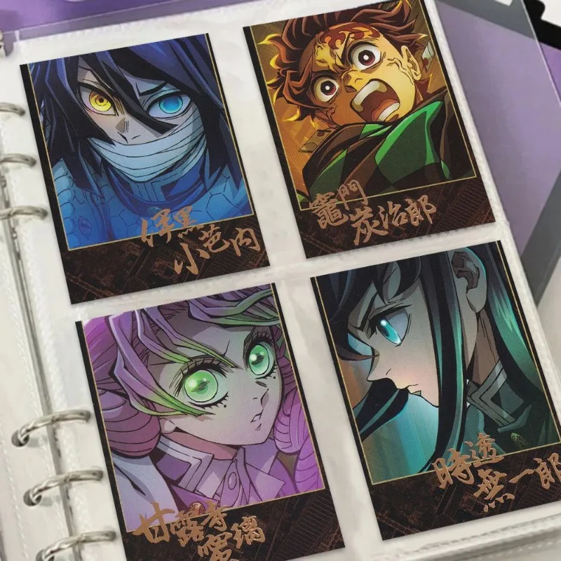 شيطان القاتل Tomioka Giyuu Tokitou Muichirou Iguro Obanai أنيمي عمل الشكل الجديد بولارويد بطاقة صغيرة سنة هدية الأطفال هدية #3