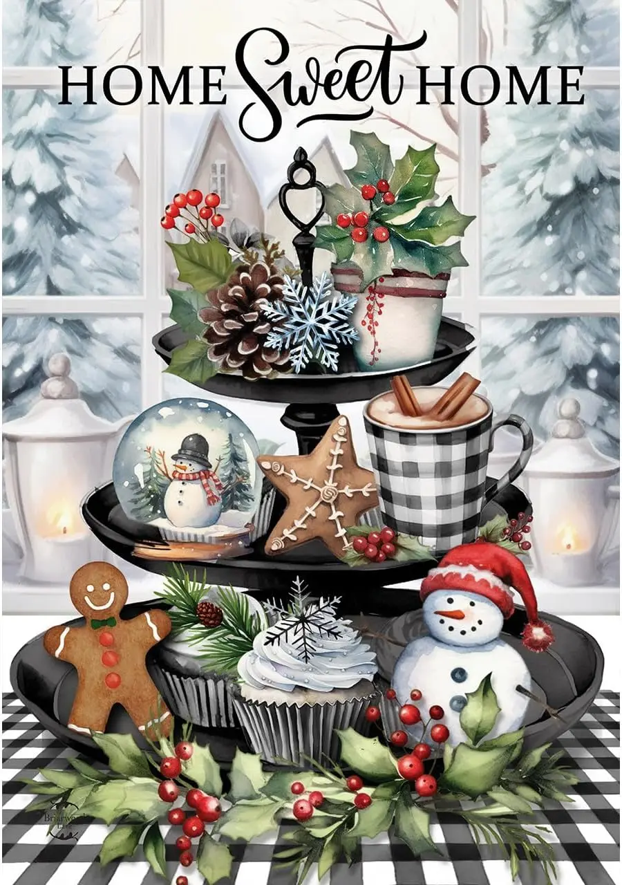 Briarwood Lane Winter Memories Garden Flag KKW AAL HHM WZZ yyi